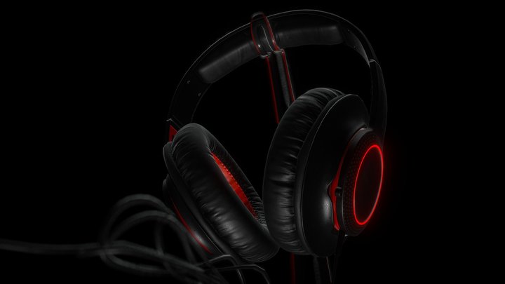 Headphones Steelseries 3D Model