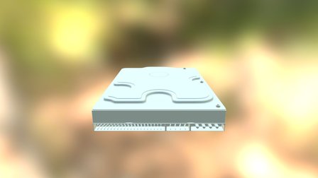 Hard Disk WD 3D Model