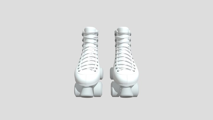 Classic Roller Skates 3D Model