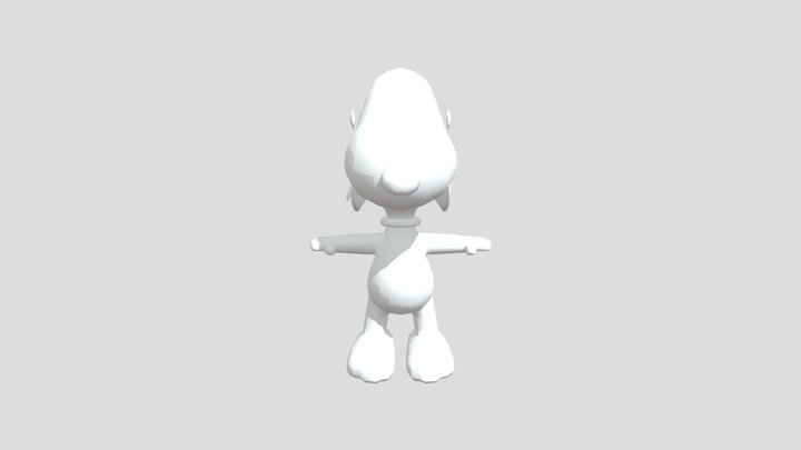 Snoopy 3D Model
