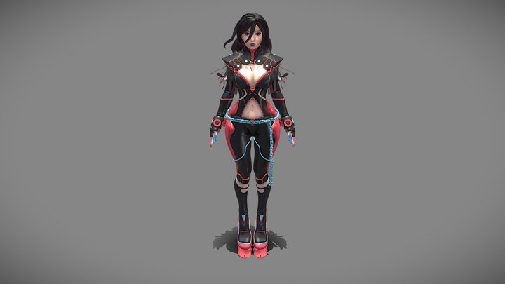 E.V.A the Art of Sleep Walkers 3D Model