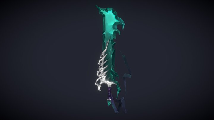 Witch sword 3D Model