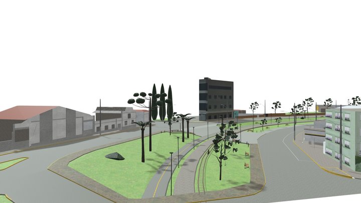 Parque Linear - Trecho 3 - Setor B 3D Model