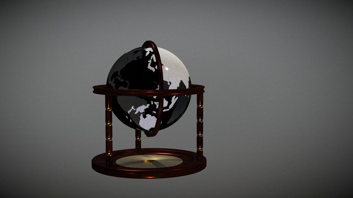 Globe Texture Challenge 3D Model