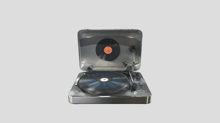 A hyper-realistic modern turntable by illGmusic 3D Model