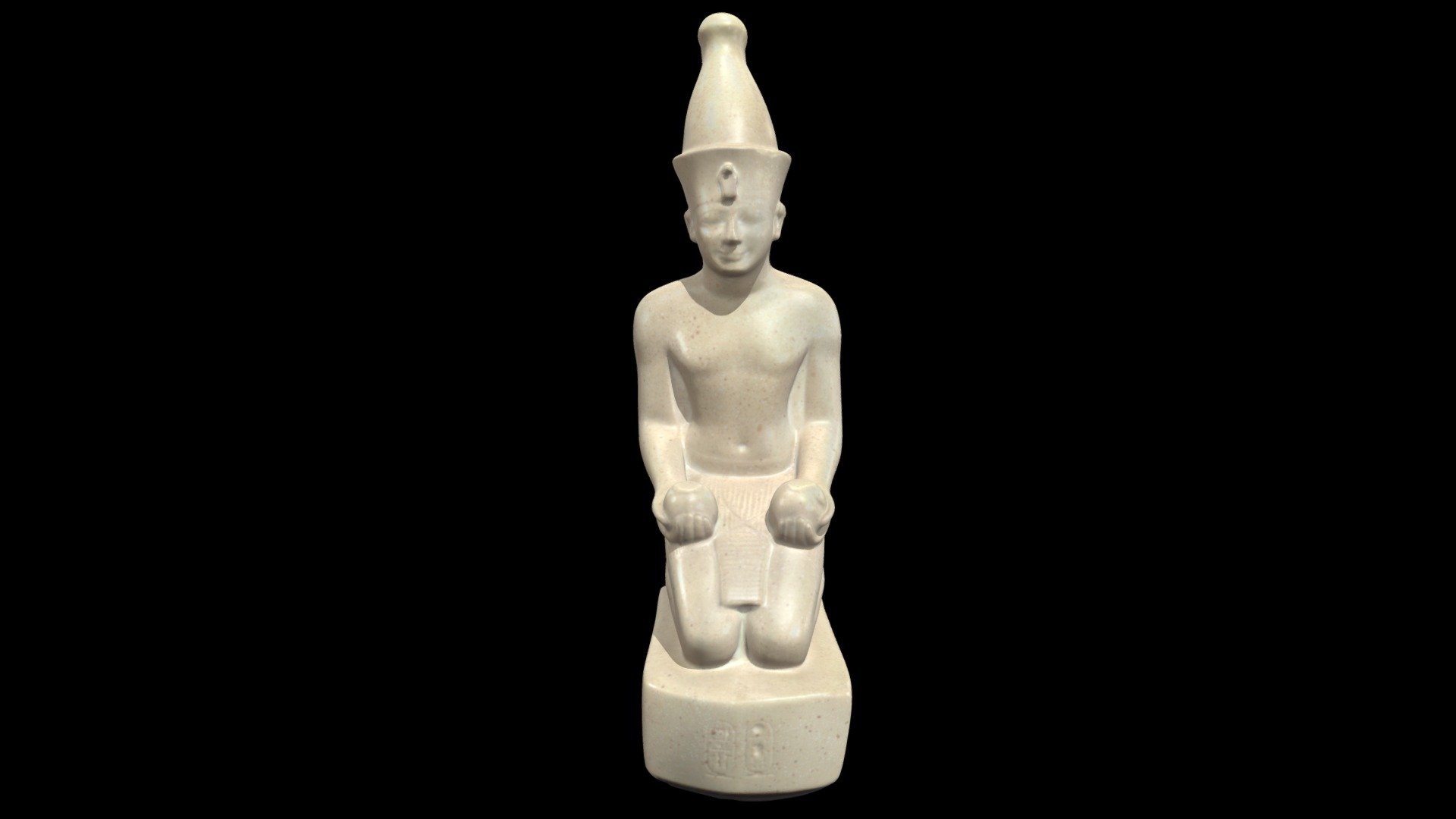Kneeling statue of Amenhotep II (replica)