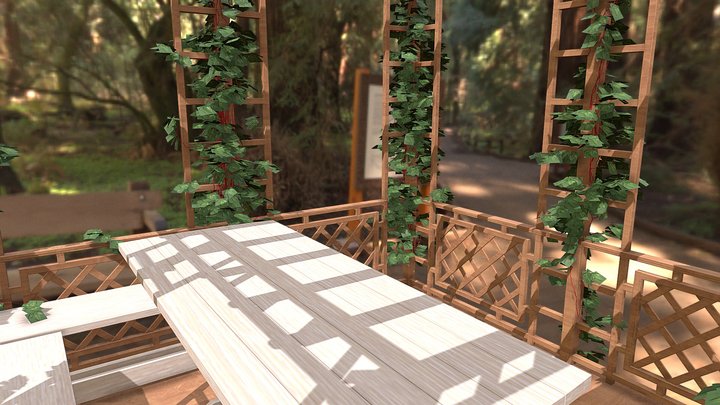 pergola 3D Model
