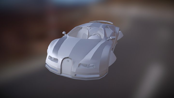Adapted Bugatti Veyron 3D Modeling 3D Model