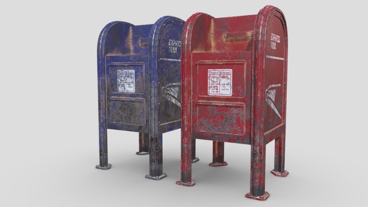 Mail Box 1 3D Model