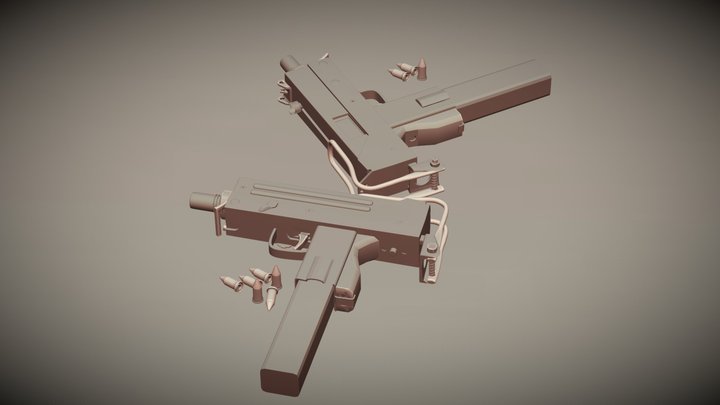 mac 10 3D Model