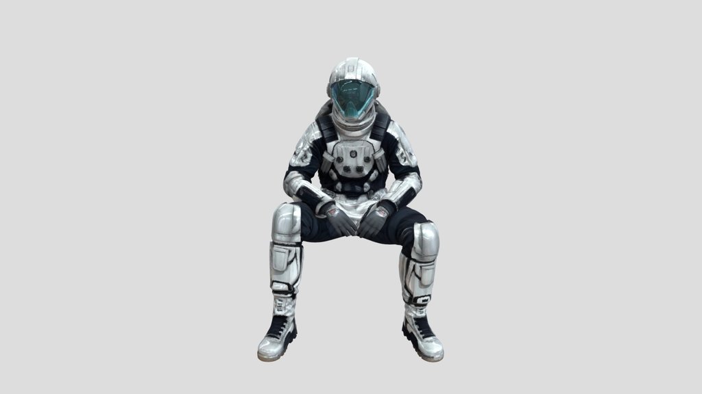 Astronaut Sitting
