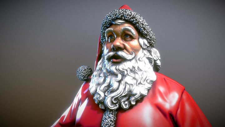 Santa Claus   Low Poly 3D Model