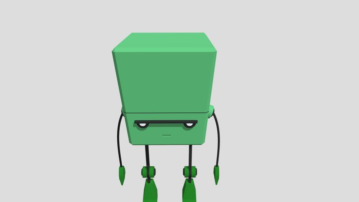 Box Robort 3D Model