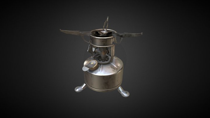 Military Stove 3D Model