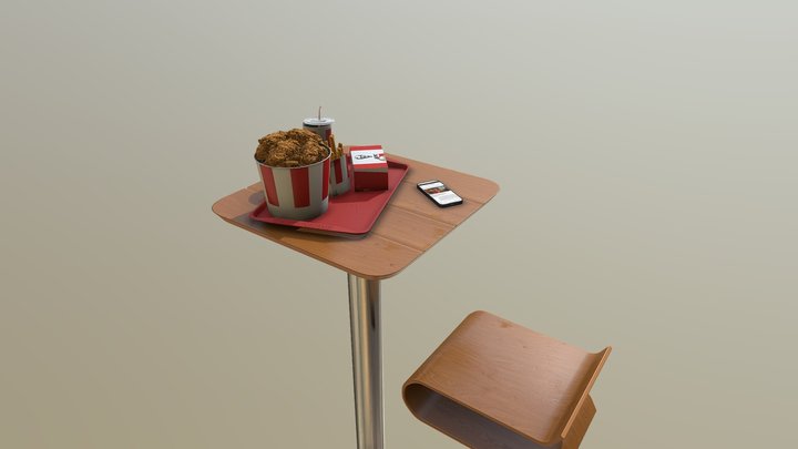 KFC 3D Model