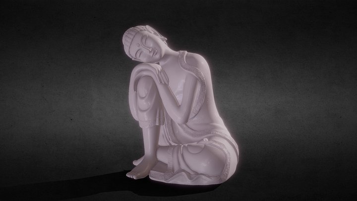 Budha in peace 3D Model