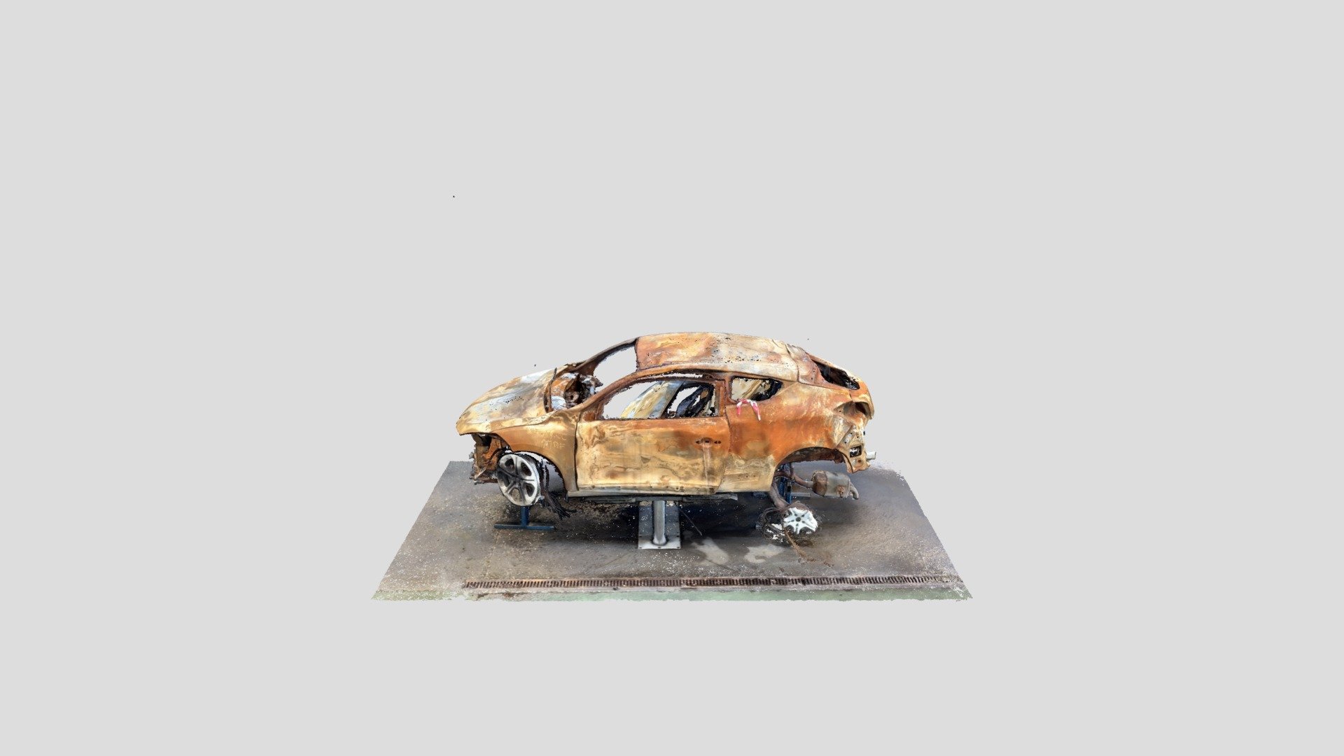 Megane 3 Coupe Burned