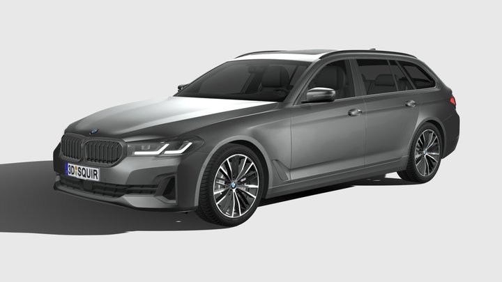BMW 5-series Touring G31 2021 3D Model