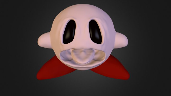Zombie Kirby 3D Model