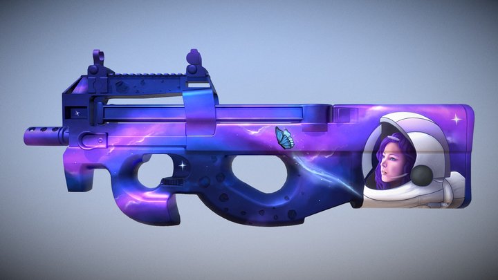 P90 | Pacification 3D Model