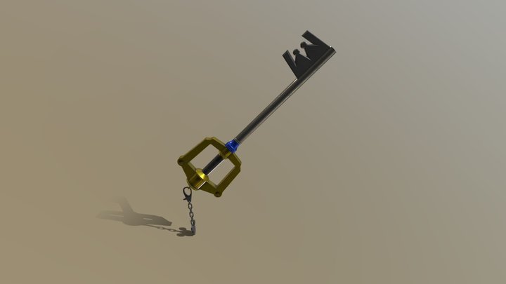 Keyblade-Kingdom Key 3D Model