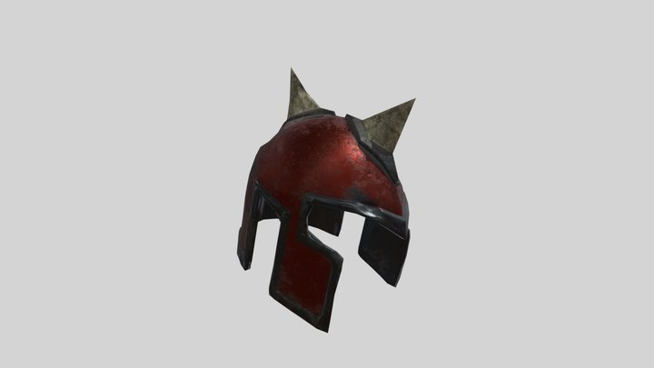 Orc Helmet 3D Model