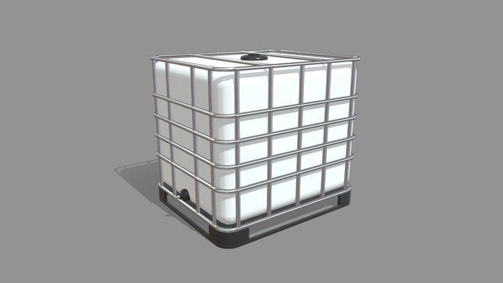 IBC Water Tank Container 3D Model