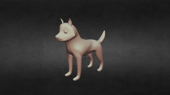 Husky High Poly 3D Model