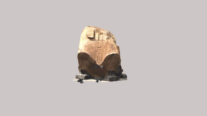 Statue of King Ramses II 3D Model