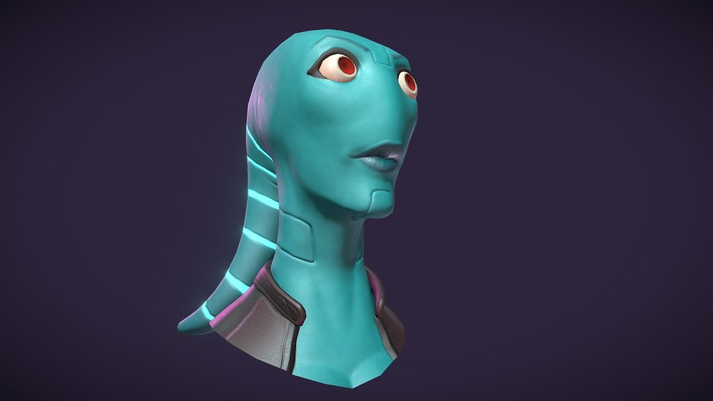 Alien Head - 3D model by Jamie Boylan (@jamieboylan) [038aa58] - Sketchfab