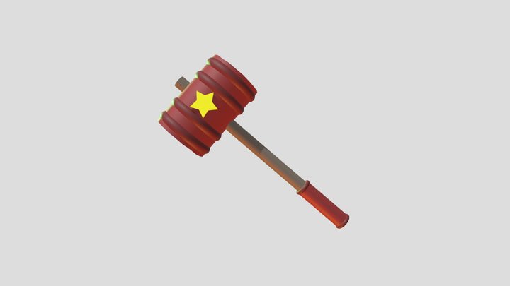 Toy Hammer 3D Model