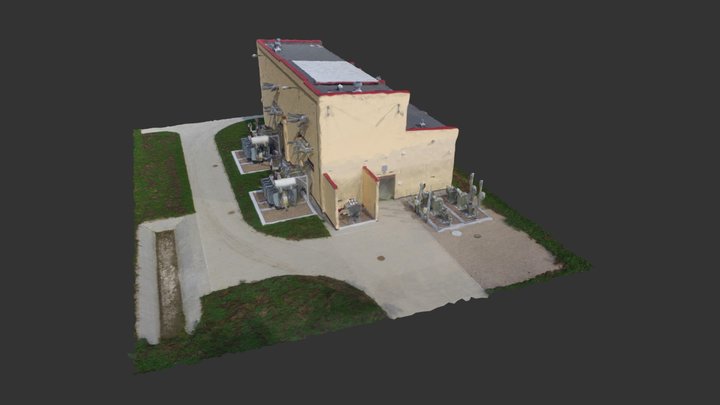 Substation Model 3D Model
