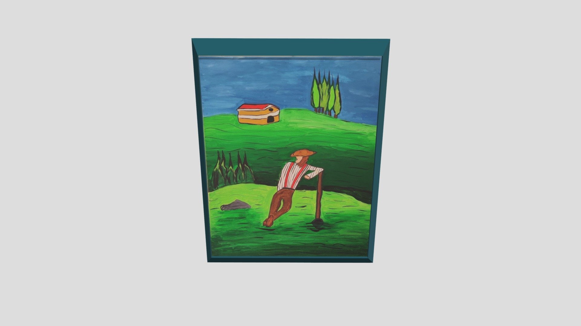 Peaceful Countryside Scene - Download Free 3D model by Marco De Simone ...