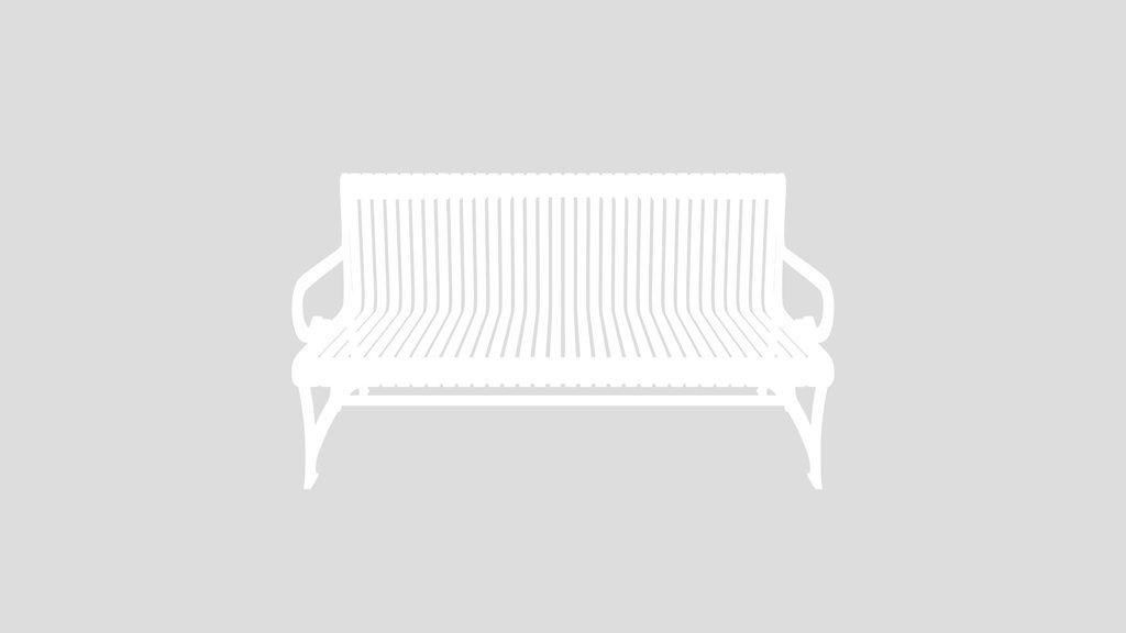 Worn Park Bench