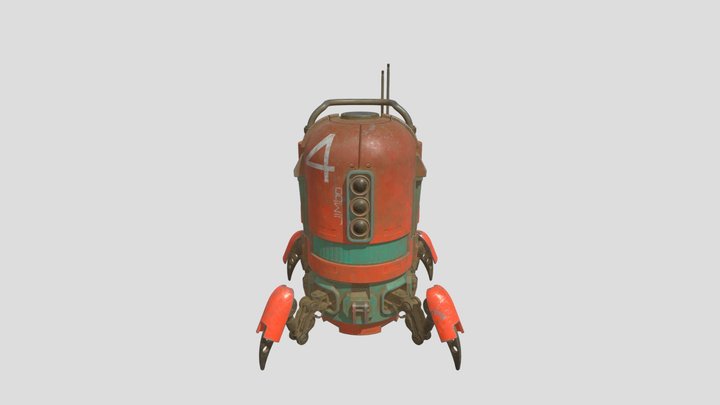 Spiderbot 3D Model