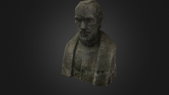 Bernat Guinovart. Autor Leonardo Borras 3D Model