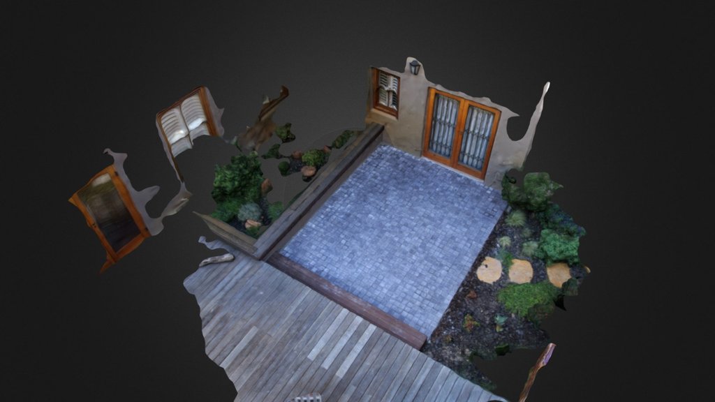 Cobbles Simplified 3d Mesh