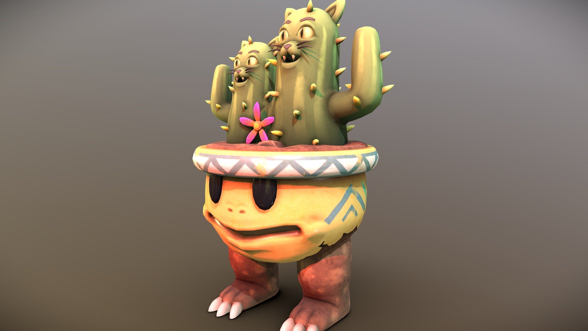 Caktus - Freelancing for Anigram | PIXELS — Sketchfab embed 3D viewer