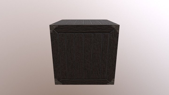 Crate 3D Model