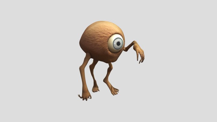 Cyclops Creature 3D Model