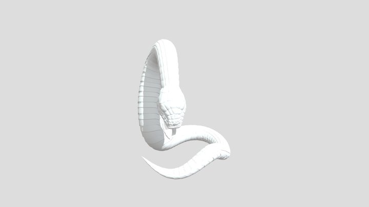 Giant Snake 3D Model