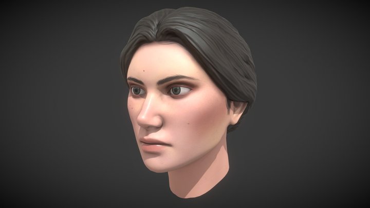 Female Bust 3D Model