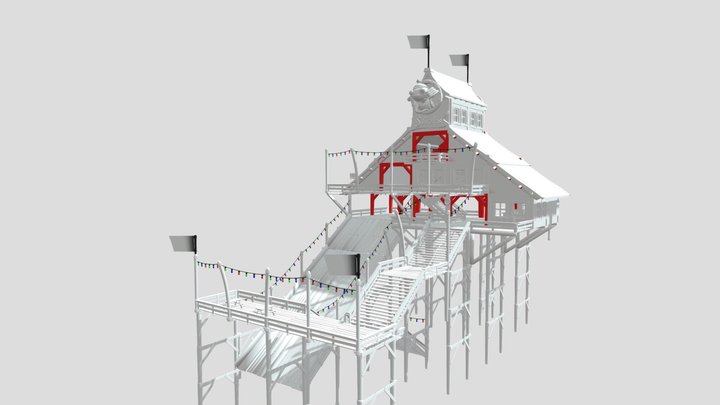 Fortnite Building 3D Model