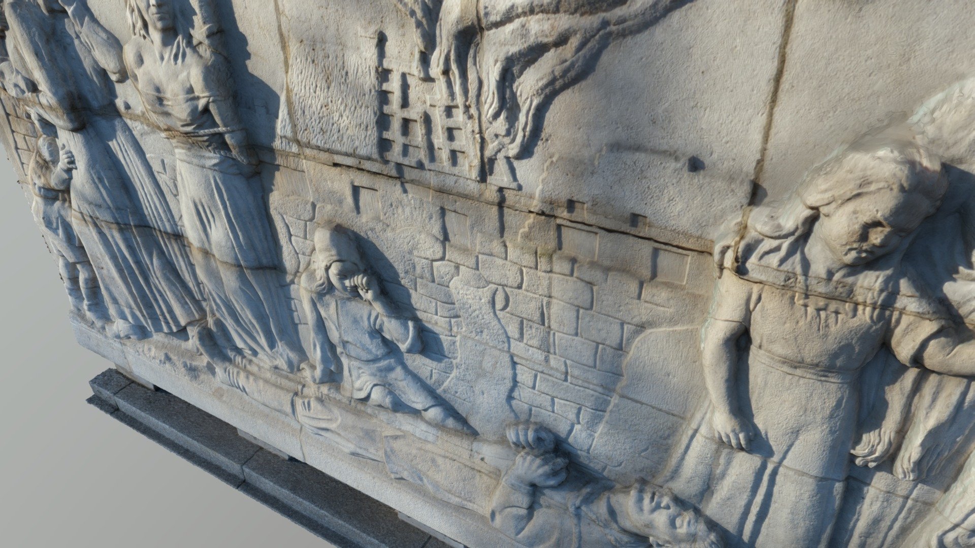 Sowjetisches Ehrenmal - Selected Frieze #5 — Sketchfab embed 3D viewer