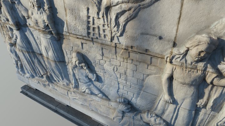 Sowjetisches Ehrenmal - Selected Frieze #5 3D Model