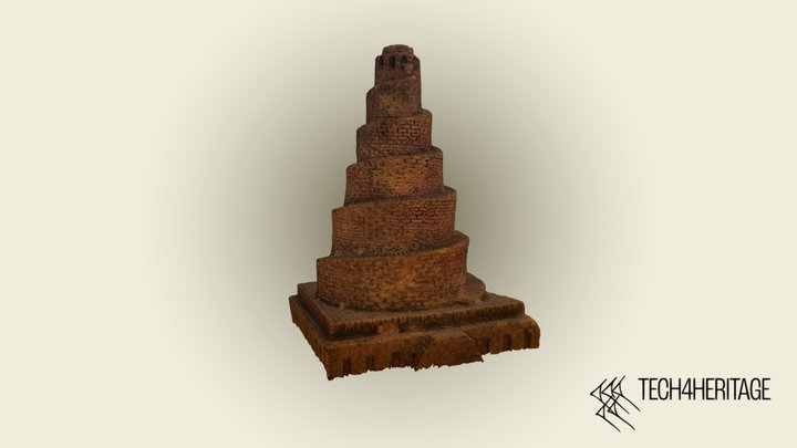 Replica of Great Mosque of Samarra (Al-Malwiya) 3D Model