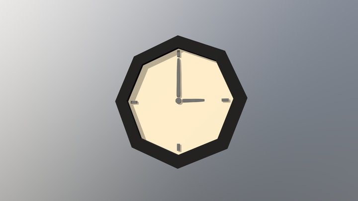 Clock 3D Model