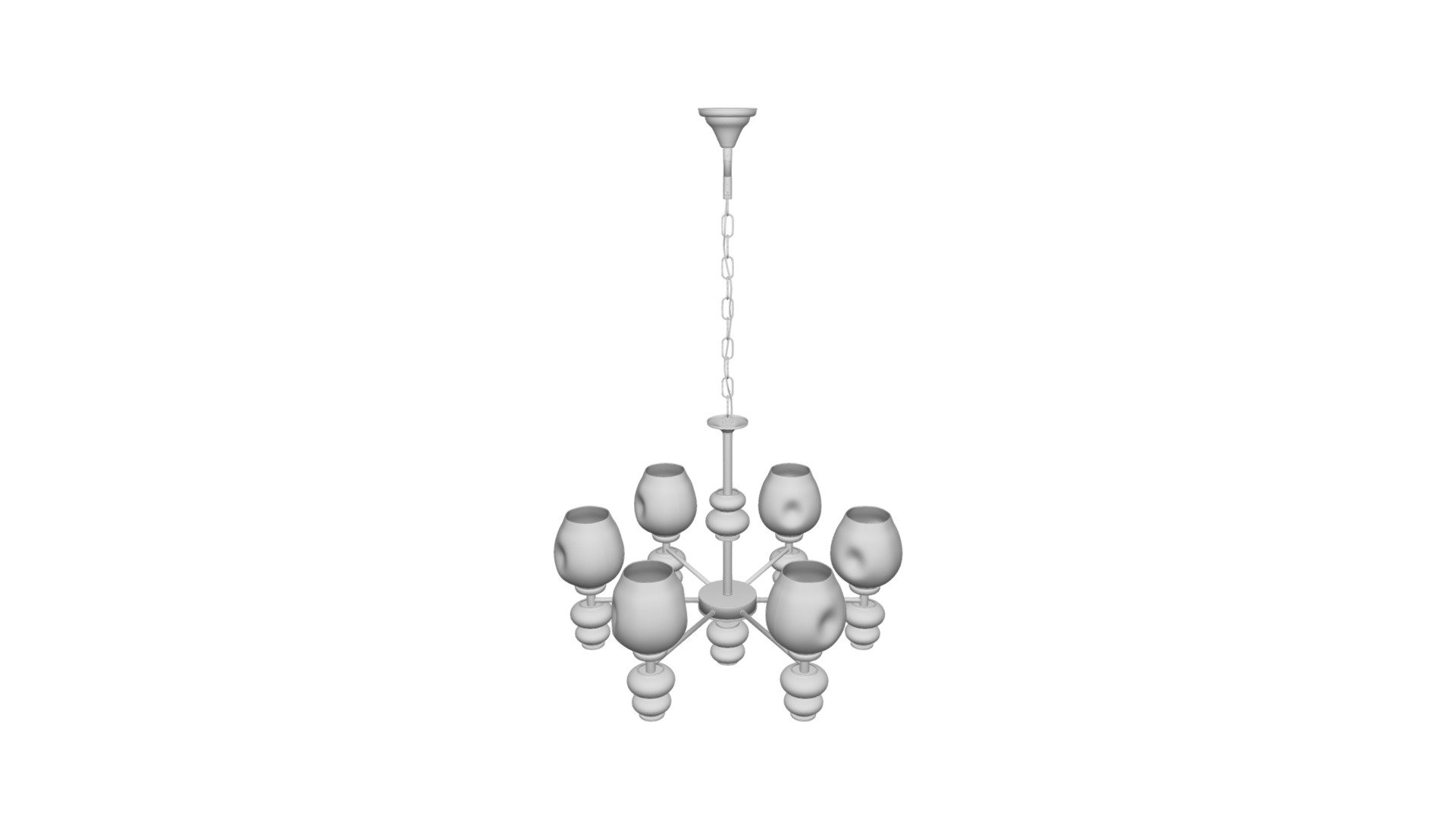 Pendant chandelier Vele Luce Nebulosa. DG-HOME