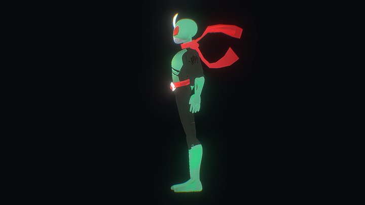 kamenrider 3D Model