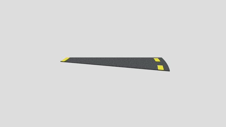 MAG Yellow Dash Right Two Half Curve 15 – Modèle 3D gratuit STL